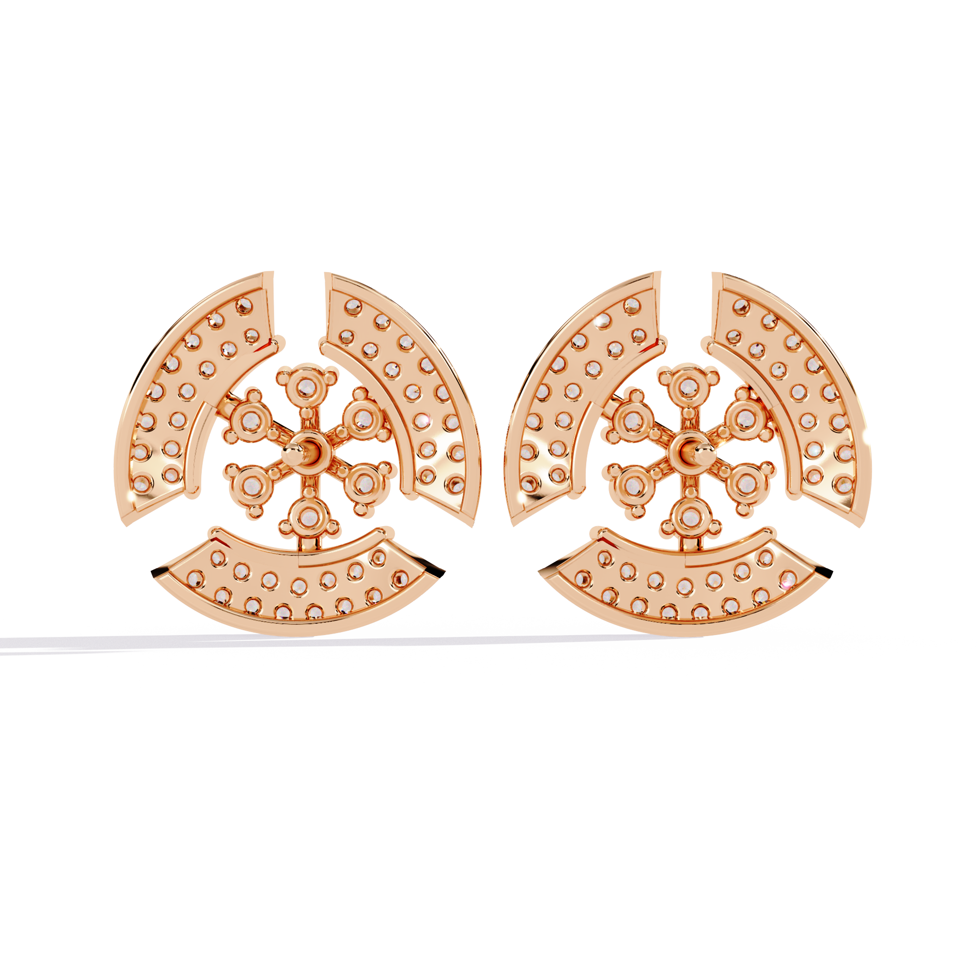 Solitairekart 0.49ct Natural Diamond Earrings